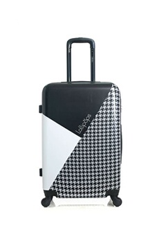 valise lollipops - valise weekend abs/pc carline 4 roues 65 cm - noir