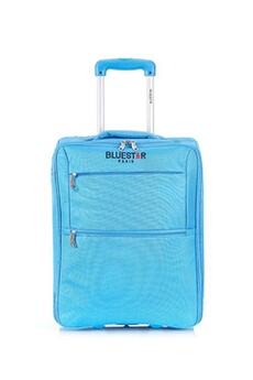 valise blue star bluestar - valise cabine polyester bercy-e 53 cm - bleu ciel