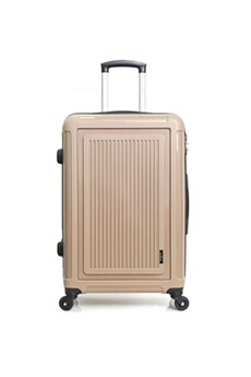 valise blue star bluestar - valise cabine polypropylene pretoria 55 cm - beige