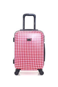 valise lollipops - valise cabine abs/pc jasmin-e 4 roues 50 cm - rose