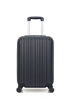 valise hero - valise cabine abs alpes 55 cm 4 roues - noir
