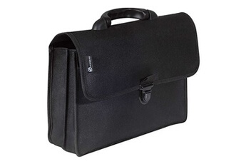 porte document et attaché case savebag serviette assistante - noir -