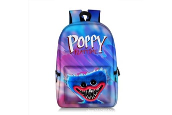 cartables scolaires haobuy poppy playtime sac à dos sac à bandoulière huggy wuggy violet-47 cm