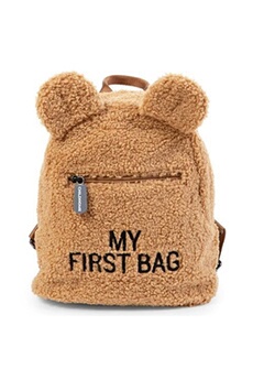 sac de voyage childhome sac à dos pour enfants my first bag teddy beige