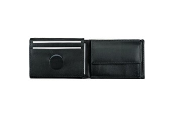 valise alassio mini portefeuille, cuir nappa, noir