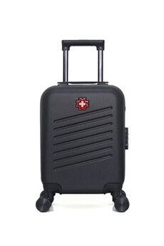 valise swiss kopper - valise cabine xs zurich 4 roues 46 cm - noir
