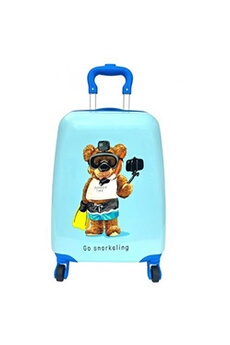 valise les sacs de k'rlot valise cabine bleu - k0335