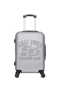 valise camps united - valise cabine abs brown 4 roues 55 cm - gris