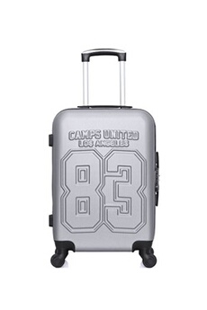 valise camps united - valise cabine abs berkeley 4 roues 55 cm - gris