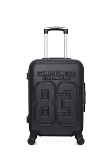 valise camps united - valise cabine abs berkeley 4 roues 55 cm - noir
