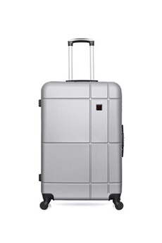 valise camps united - valise grand format abs harvard 4 roues 75 cm - gris