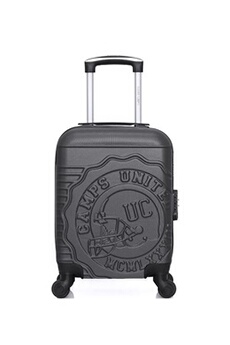 valise camps united - valise cabine xxs cambridge 4 roues 46 cm - gris fonce