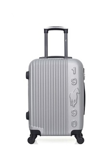valise gentleman farmer - valise cabine abs liam 4 roues 55 cm - gris