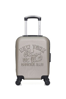 valise camps united - valise cabine xxs brown 4 roues 46 cm - beige