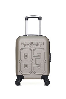 valise camps united - valise cabine xxs berkeley 4 roues 46 cm - beige