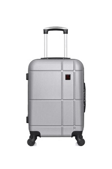 valise camps united - valise cabine abs harvard 4 roues 55 cm - gris