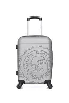 valise camps united - valise cabine abs cambridge 4 roues 55 cm - gris