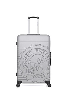 valise camps united - valise grand format abs cambridge 4 roues 75 cm - gris
