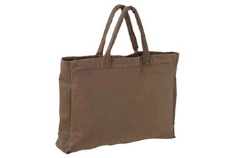 sac de plage generique sac de plage petites anses 45cm marron