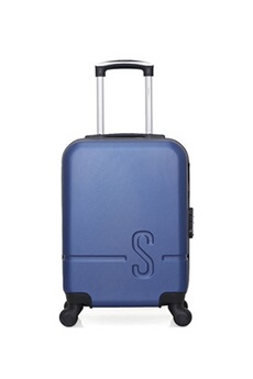 valise sinéquanone sinequanone - valise cabine abs tanit-e 4 roues 50 cm - marine