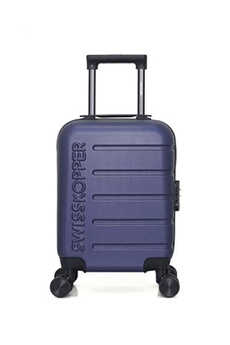 valise swiss kopper - valise cabine xs aigle 4 roues 46 cm - marine