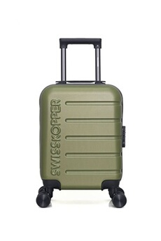 valise swiss kopper - valise cabine xs aigle 4 roues 46 cm - kaki