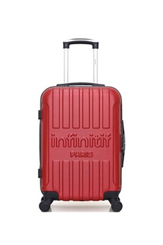 valise infinitif paris infinitif - valise cabine abs luton 55 cm - rouge