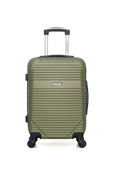 valise american travel - valise cabine abs memphis 4 roues 55 cm - kaki