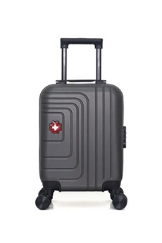 valise swiss kopper - valise cabine xs rüti 4 roues 46 cm - gris fonce