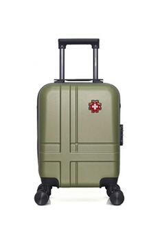 valise swiss kopper - valise cabine xs uster 4 roues 46 cm - kaki