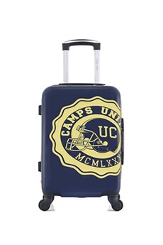valise camps united - valise cabine abs/pc stanford 4 roues 55 cm - jaune imprime