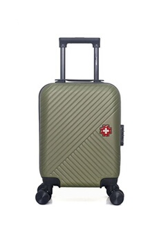 valise swiss kopper - valise cabine xs spiez 4 roues 46 cm - kaki