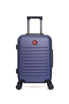 valise swiss kopper - valise cabine abs wil 4 roues 55 cm - marine