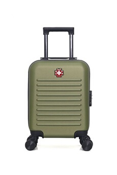 valise swiss kopper - valise cabine xs wil 4 roues 46 cm - kaki