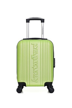 valise american travel - valise cabine xxs abs springfield 4 roues 46 cm - vert anis