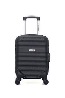 valise american travel - valise cabine xxs abs memphis 4 roues 46 cm - noir