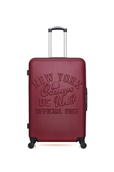 valise camps united - valise grand format abs brown 4 roues 75 cm - bordeaux