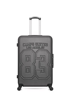 valise camps united - valise grand format abs berkeley 4 roues 75 cm - gris fonce