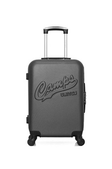 valise camps united - valise cabine abs columbia 4 roues 55 cm - gris fonce