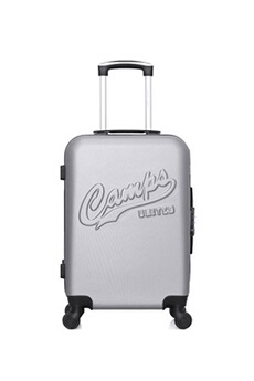 valise camps united - valise cabine abs columbia 4 roues 55 cm - gris