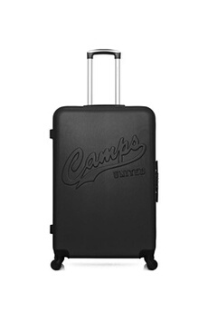 valise camps united - valise grand format abs columbia 4 roues 75 cm - noir