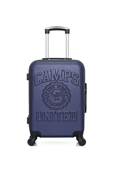 valise camps united - valise cabine abs yale 4 roues 55 cm - marine