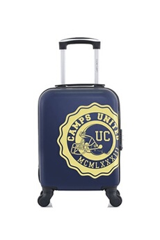 valise camps united - valise cabine xxs stanford 4 roues 46 cm - jaune imprime