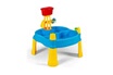 Costway Table de jeux sable et d'eau pour enfants avec emplacement pour parasol et 18 accessoires pour extérieur et intérieur photo 1