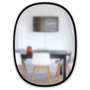 Miroir de décoration Umbra - Miroir ovale 45,7 x 61 cm Hub | Darty