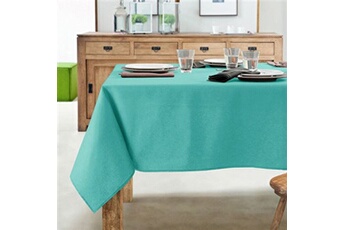 serviette de table coucke lot de 12 serviettes unies-45 x 45 cm-turquoise