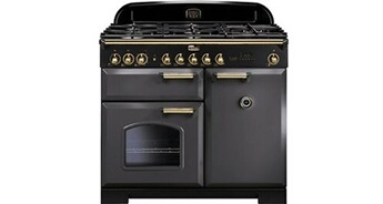 Cuisinière FALCON Classic deluxe 100 laiton CDL100DFSLB EU - vue 2