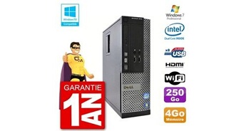 Pc 3010 sff intel g640 ram 4go disque dur 250go graveur dvd wifi w7