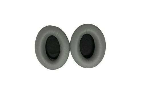 Accessoires audio GENERIQUE Coussinets de remplacement - oreillette mousse  coussin de rechange pour casque bose quiet comfort qc25 qc35 qc15 qc2 ae2  ae2i ae2w - gris