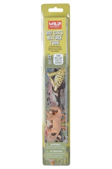 figurine de collection wild republic nature tube: big cats 12 pièces multicolore